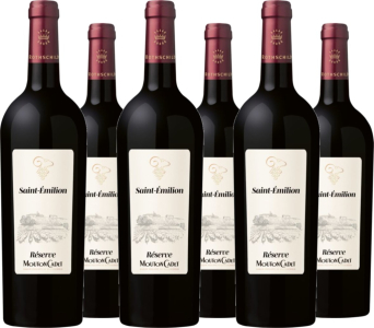 6er Vorteilspaket Mouton Cadet Réserve Saint-Emilion AOC