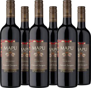 6er Vorteilspaket Mapu Reserva Cabernet sauvignon