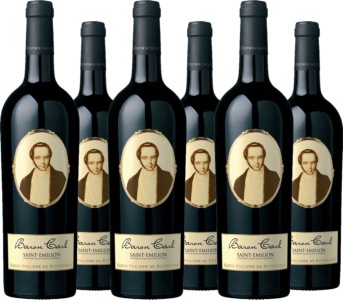 6er Vorteilspaket Baron Carl Saint-Émilion AOC