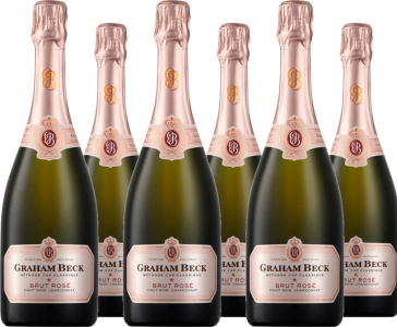 Graham Beck Wines 6er Vorteilspaket Graham Beck Cap Classique Brut Rosé NV