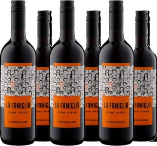 6er Vorteilspaket Vino Rosso 'La Famiglia'
