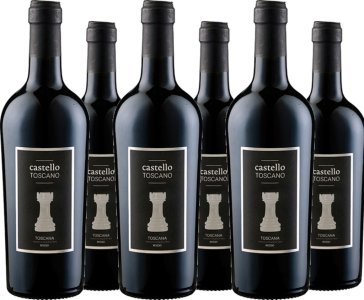 Castello Toscano 6er Vorteilspaket Rosso Toscano 