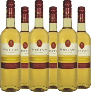 Westen Estate Winery 6er Vorteilspaket Weston Chardonnay