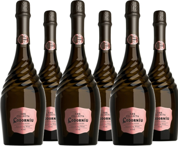 6er Vorteilspaket Codorníu Ars Collecta Cava Rosado Brut -