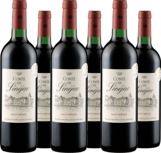 Château Sénéjac 6er Vorteilspaket Comte de Senejac AOC Haut Médoc