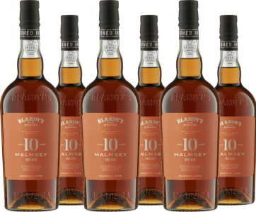6er Vorteilspaket BLANDY'S 10 Years Old MALMSEY - Rich