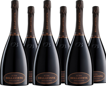 Bellavista 6er Vorteilspaket Bellavista Alma Cuvée Brut - Franciacorta DOCG Franciacorta