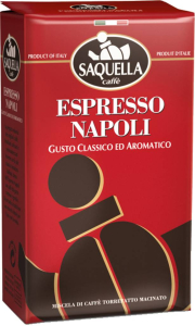Espresso Napoli 250g Gemahlen (0,25l) Saquella 