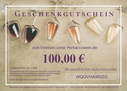  Geschenkgutschein über 100€