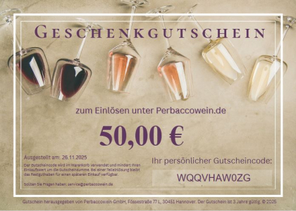  Geschenkgutschein über 50€
