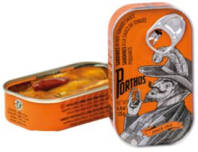 Porthos Sardinen in pikanter Tomaten-Soße  Porthos 