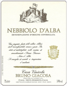 Bruno Giacosa Nebbiolo D′Alba DOC
